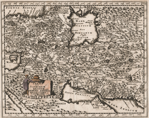 Persia sive Sophorum Regnum cum Armenia Assyria Mesopotamia et Babylonia 1697